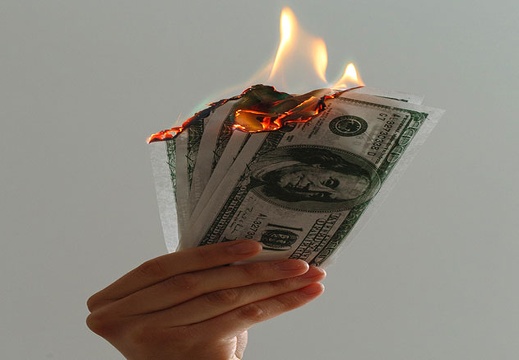 money-burning